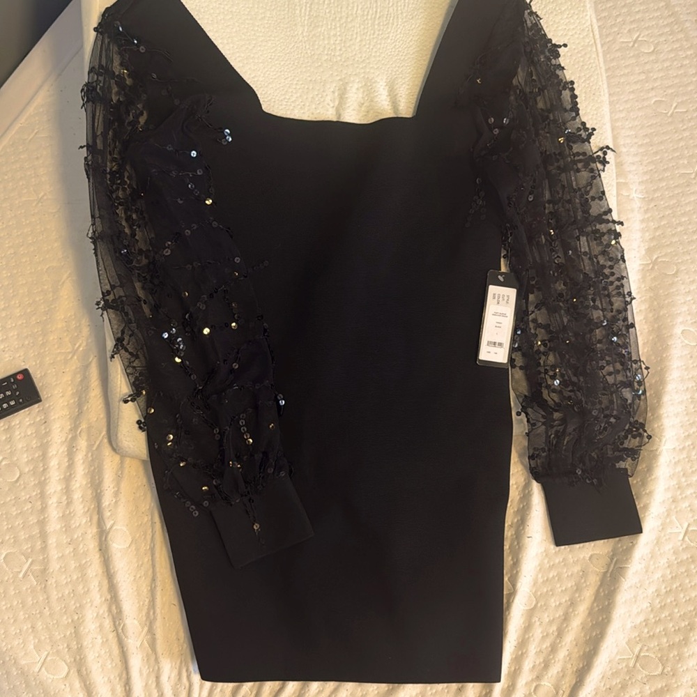 Bebe black dress for women size Large